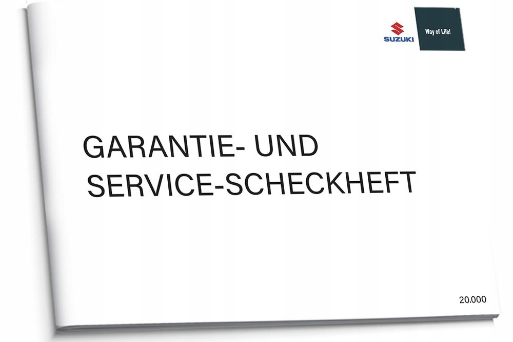 Suzuki Německá servisní kniha 2012-2017