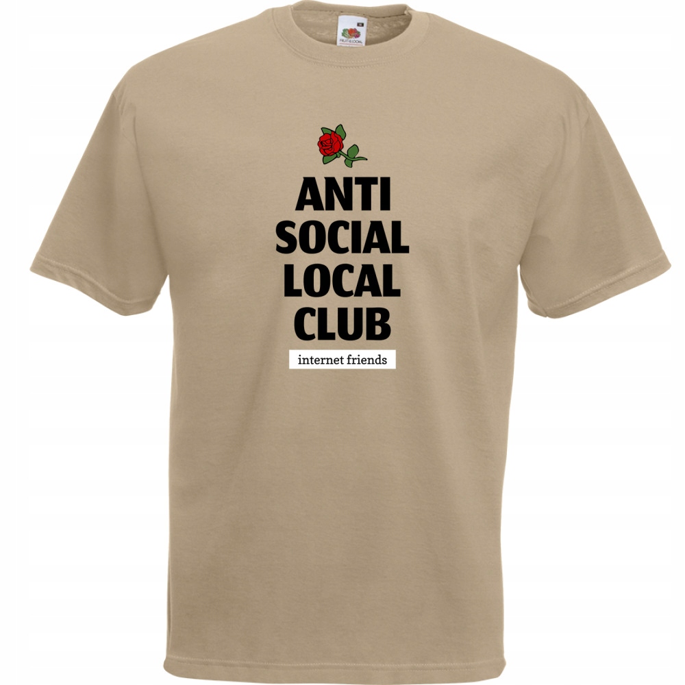 

Koszulka anti social local club L khaki