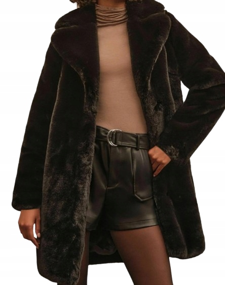 Černý kožíšek Friends Like These, vel. 42