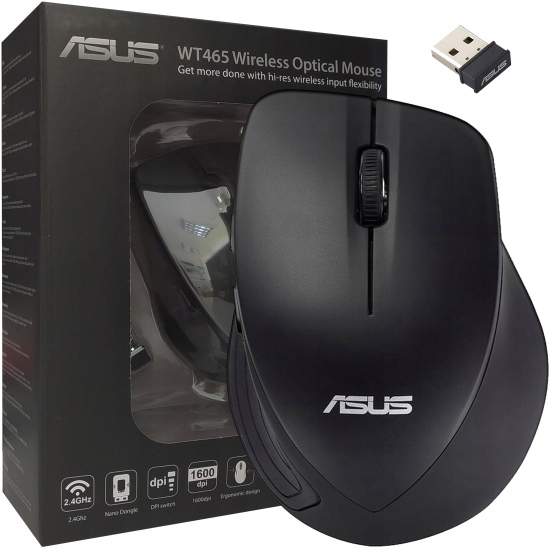 

Myszka Bezprzewodowa Asus Do Laptopa Optyczna Usb