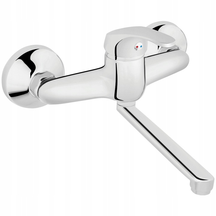 

Bateria umywalkowa ścienna Ferro Basic chrom