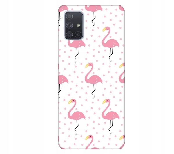 

Etui wzory do Samsung Galaxy A71 Flamingi róz