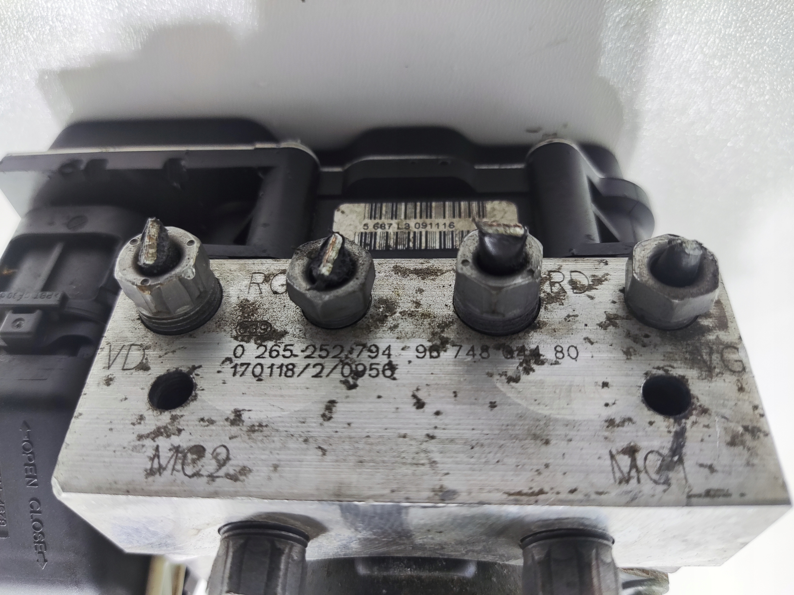 насос ABS CITROEN C5 III X7 0265252794 9674804480 2012-2017 РЕСТАЙЛИНГ