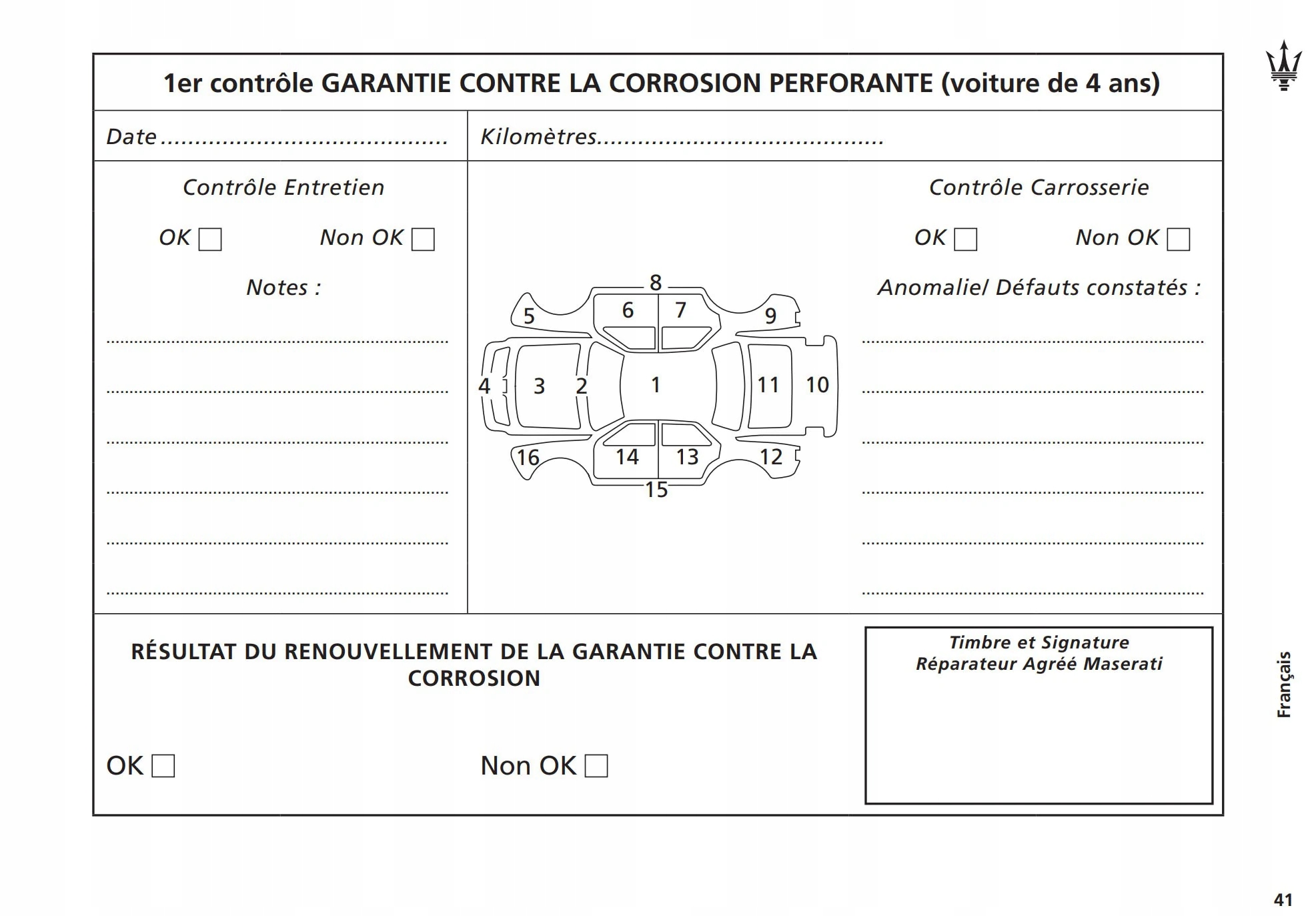 Maserati Książka Serwisowa Francuska 2017-2023 Tematyka Samochody osobowe