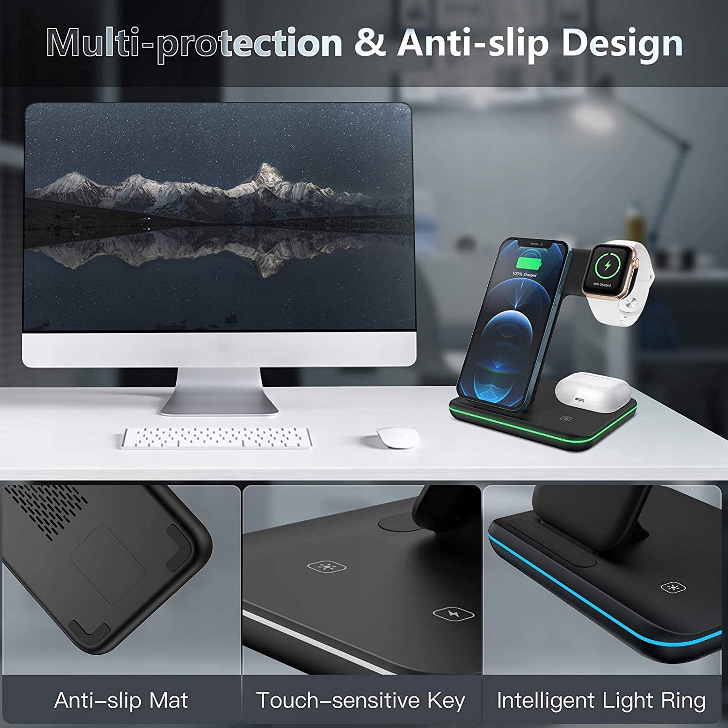 STACJA DOKUJĄCA BEZPRZEWODOWA CZARNA APPLE IPHONE Kod producenta 021548102