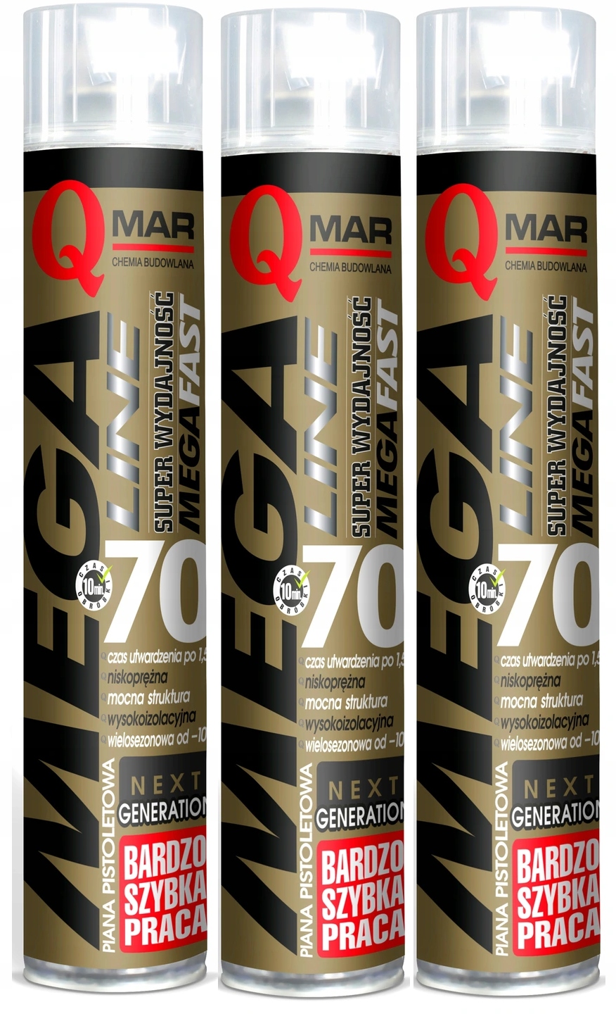 

Piana XXL Qmar 850ML 70L Pianka Montażowa Pistolet