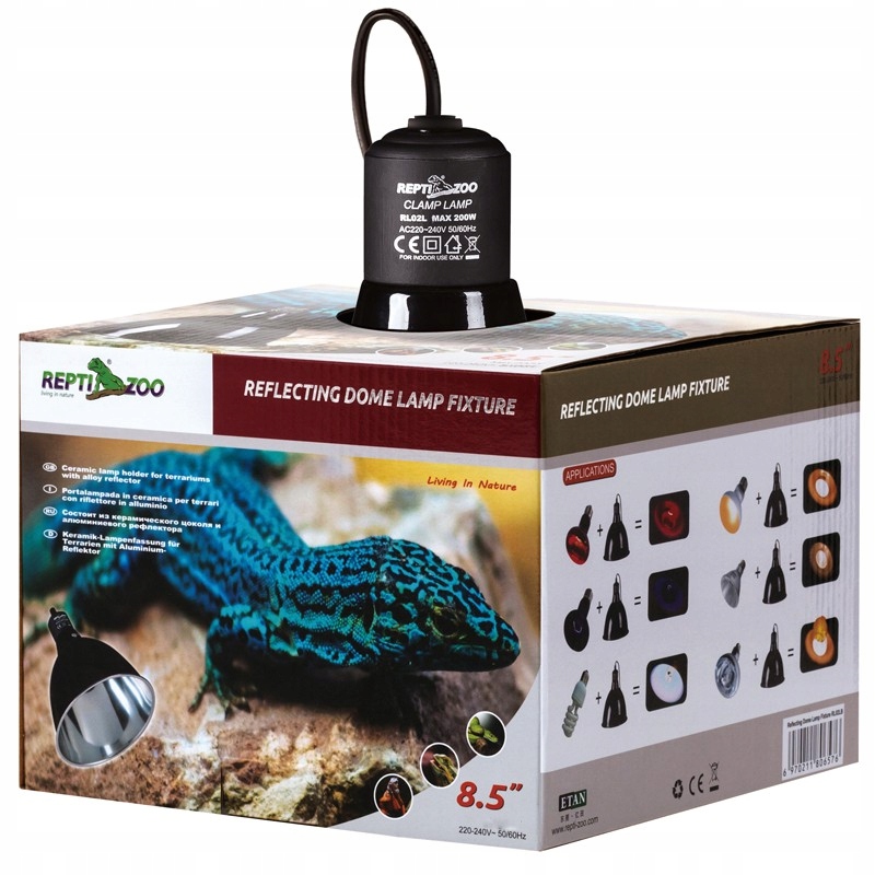 Levně Repti-zoo Svítidlo Do 150 W Keramické, Odolné Pro Topné A Uv Lampy