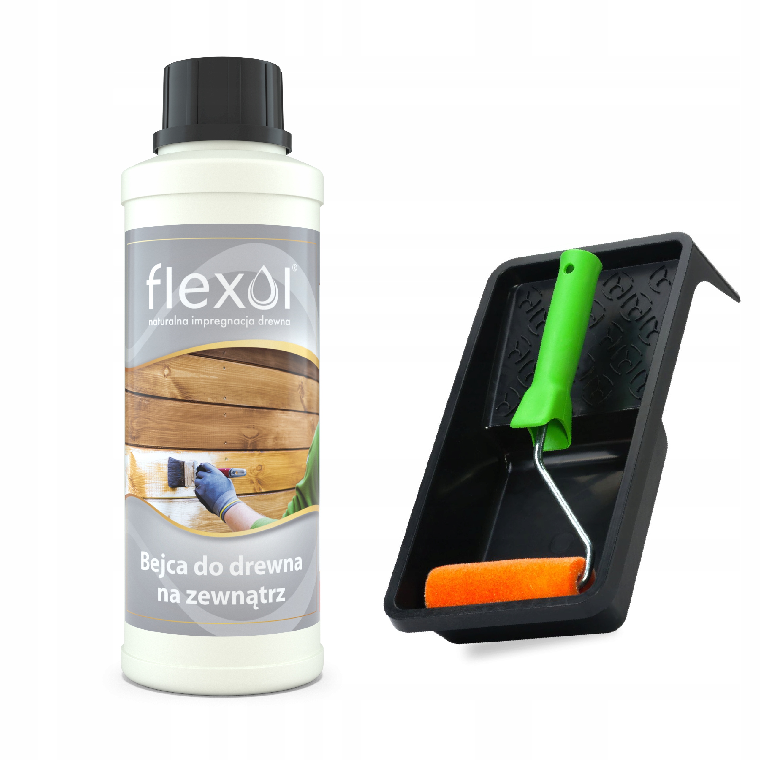 

Bejca Flexol do drewna na zewnątrz Wydajna 0,25 L