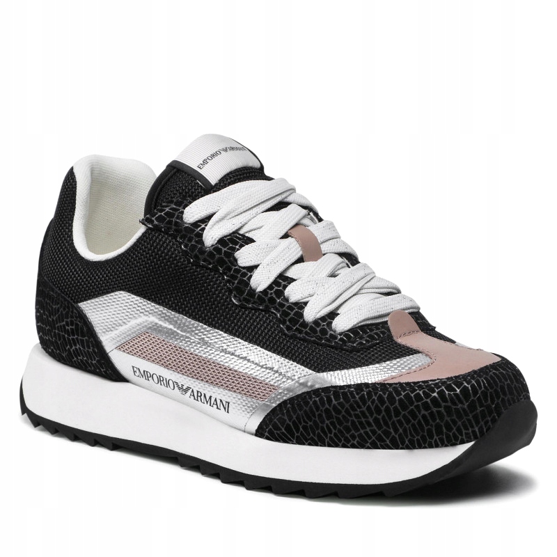 EMPORIO ARMANI - Czarne sneakersy damskie r 36 11438095496 - Allegro.pl