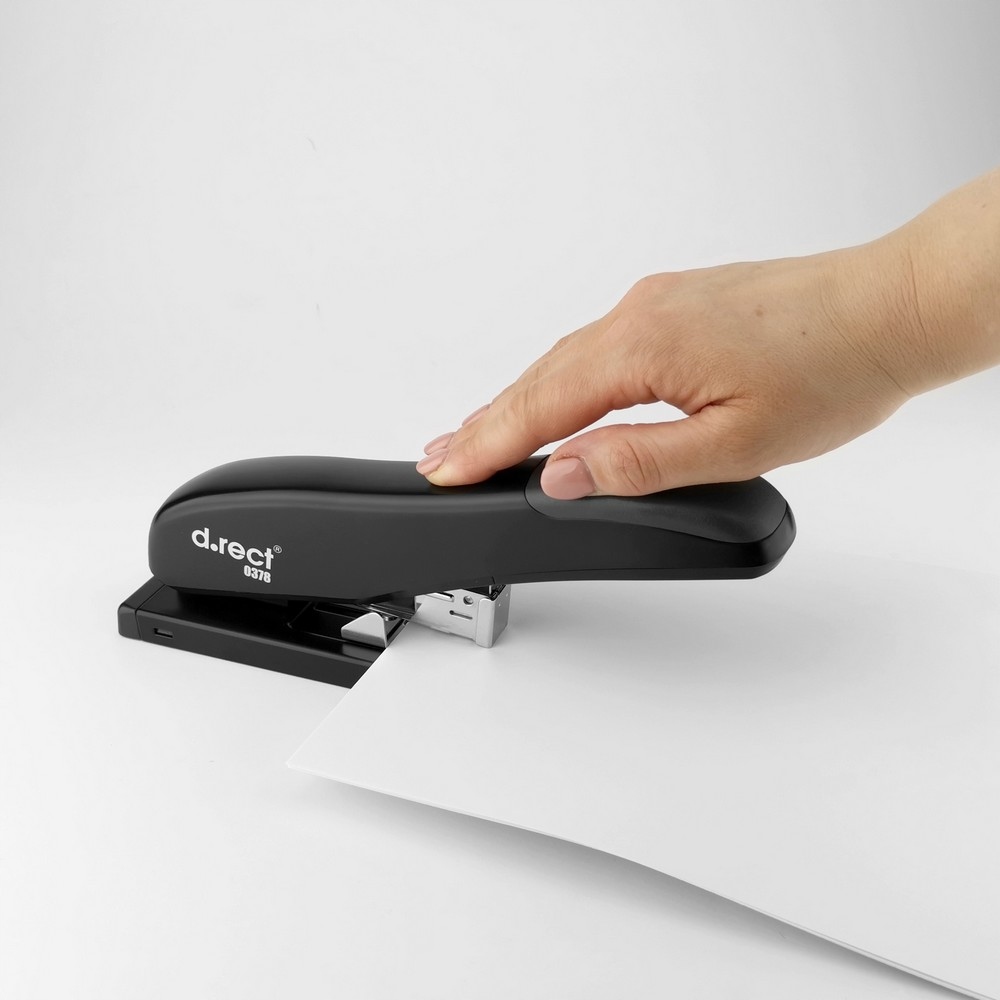 ZSZYWACZ MOCNY METALOWY HD do 100 kartek Kolor czarny Odcienie szarości i srebra