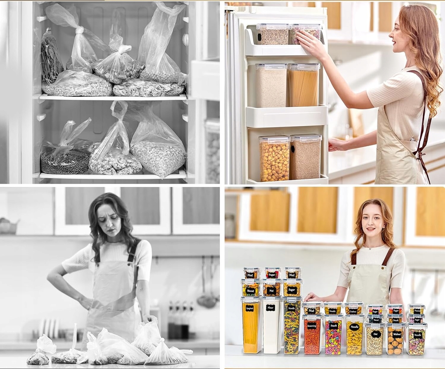 HERMETYCZNE POJEMNIKI NA ŻYWNOŚĆ DO PRZECHOWYWANIA PUDEŁKA SZCZELNE +GRATIS Linia Pojemniki na Żywność
