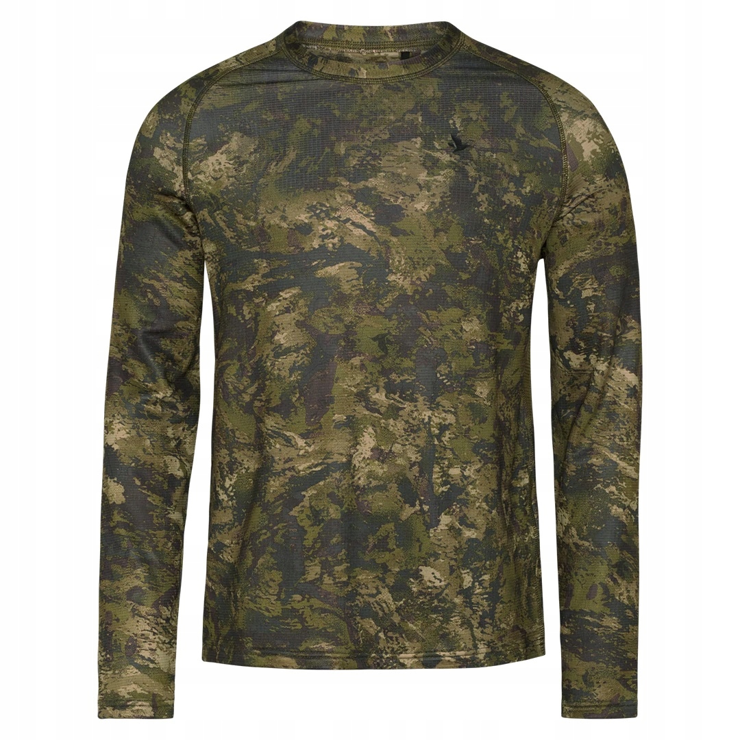 Koszulka z długim rękawem Seeland Active Camo L/s InVis green XXL