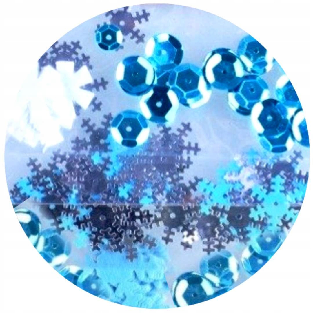 

Zestaw kreatywny Śnieżynki cekiny Gwiazdki mix