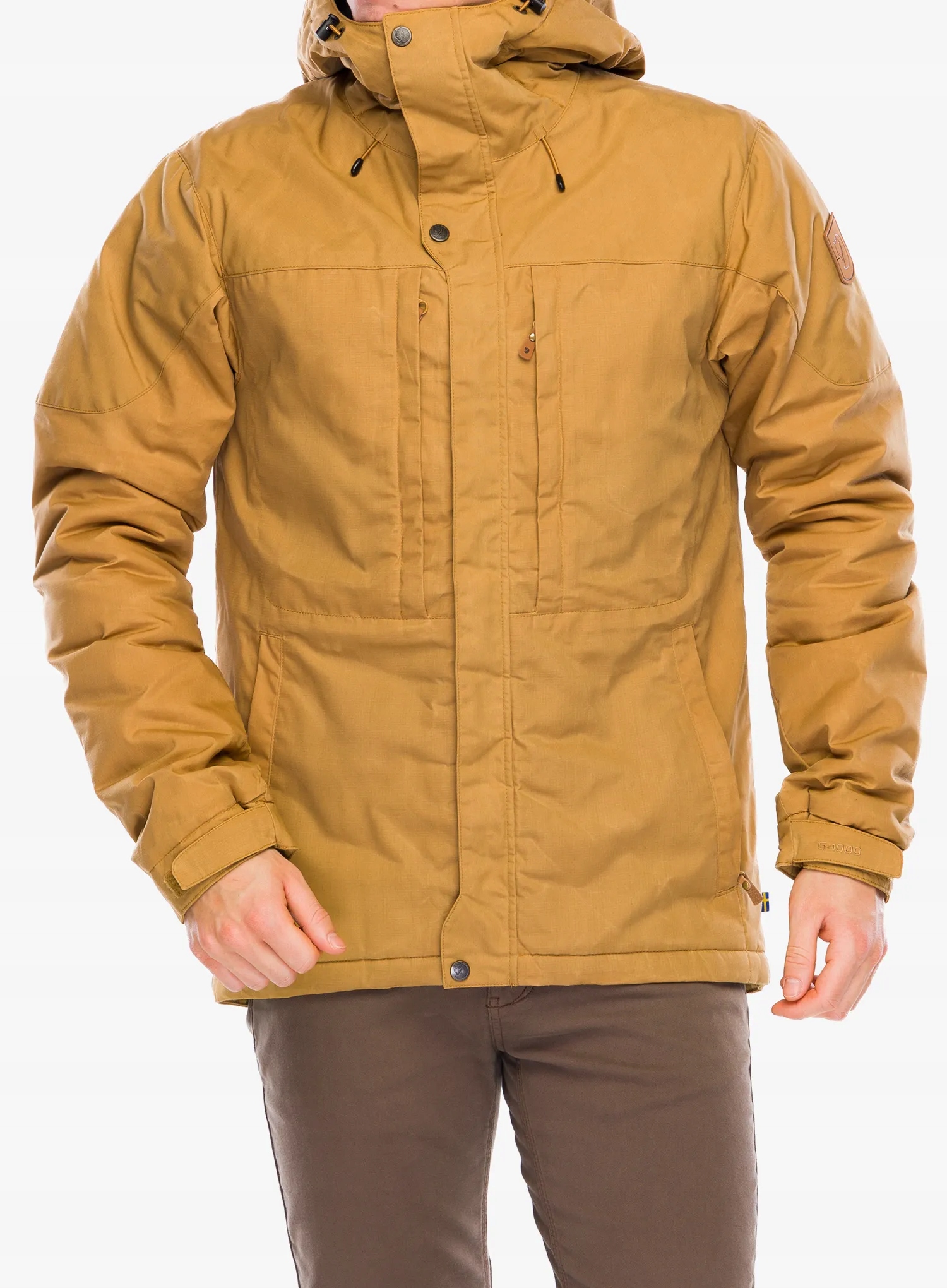 Zimní bunda bunda Fjallraven Skogso pohankově hnědá XL