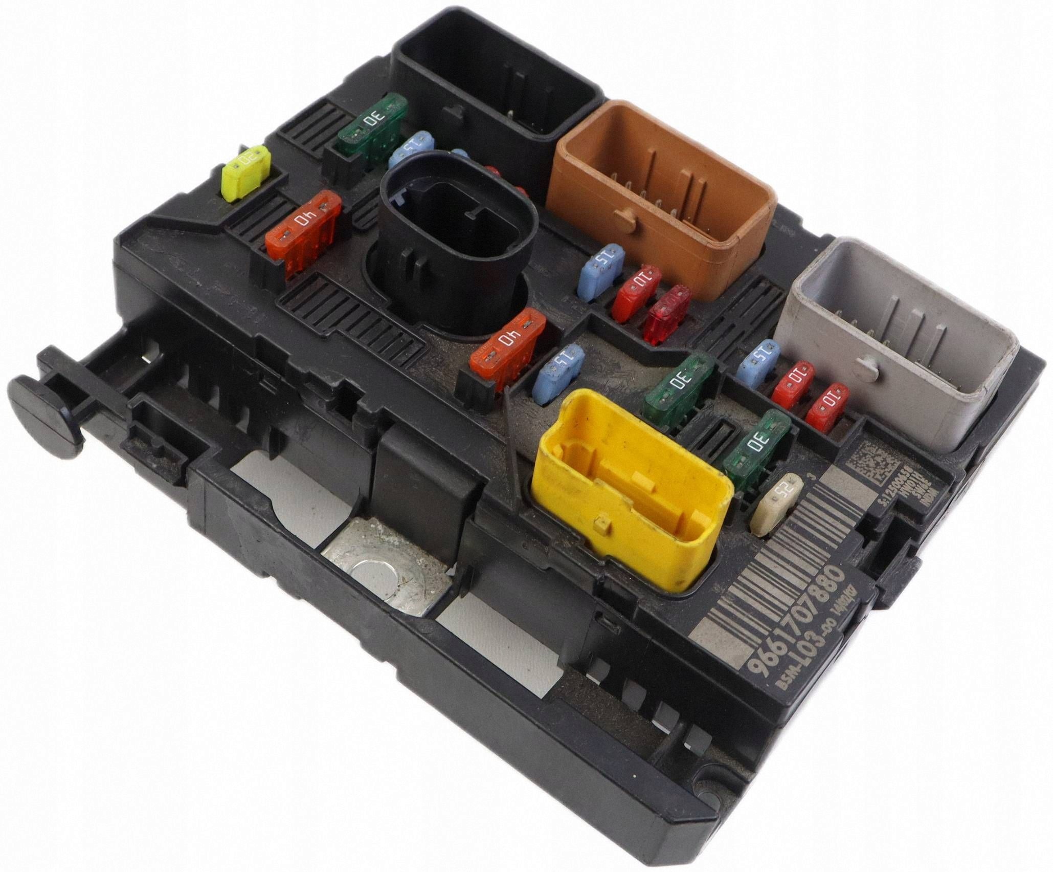 CITROEN PEUGEOT module compartment control unit BSM 9661707880