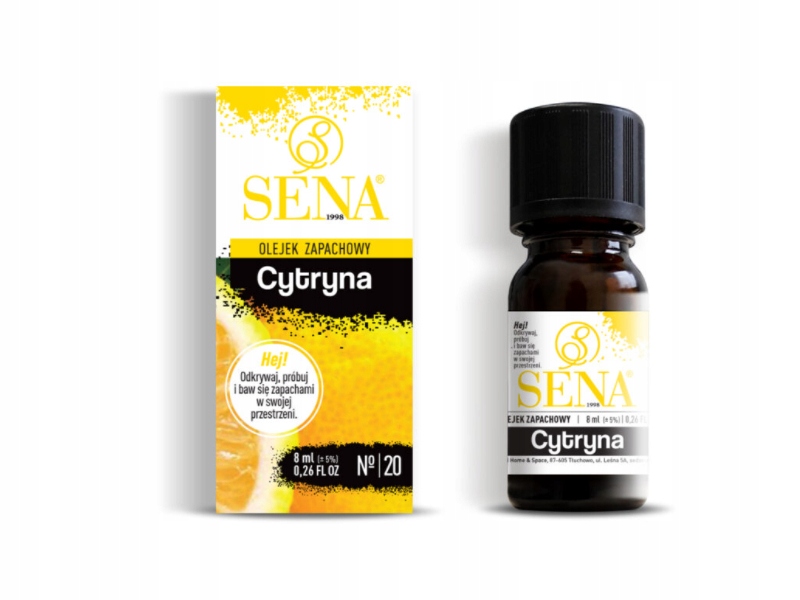 

Sena Olejek Zapachowy Zapach Cytryna 8 ML NO/20