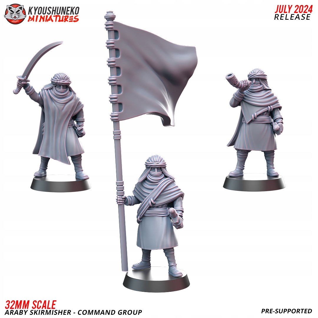 Araby Skirmisher - Command Group - x1 - minifakturapl