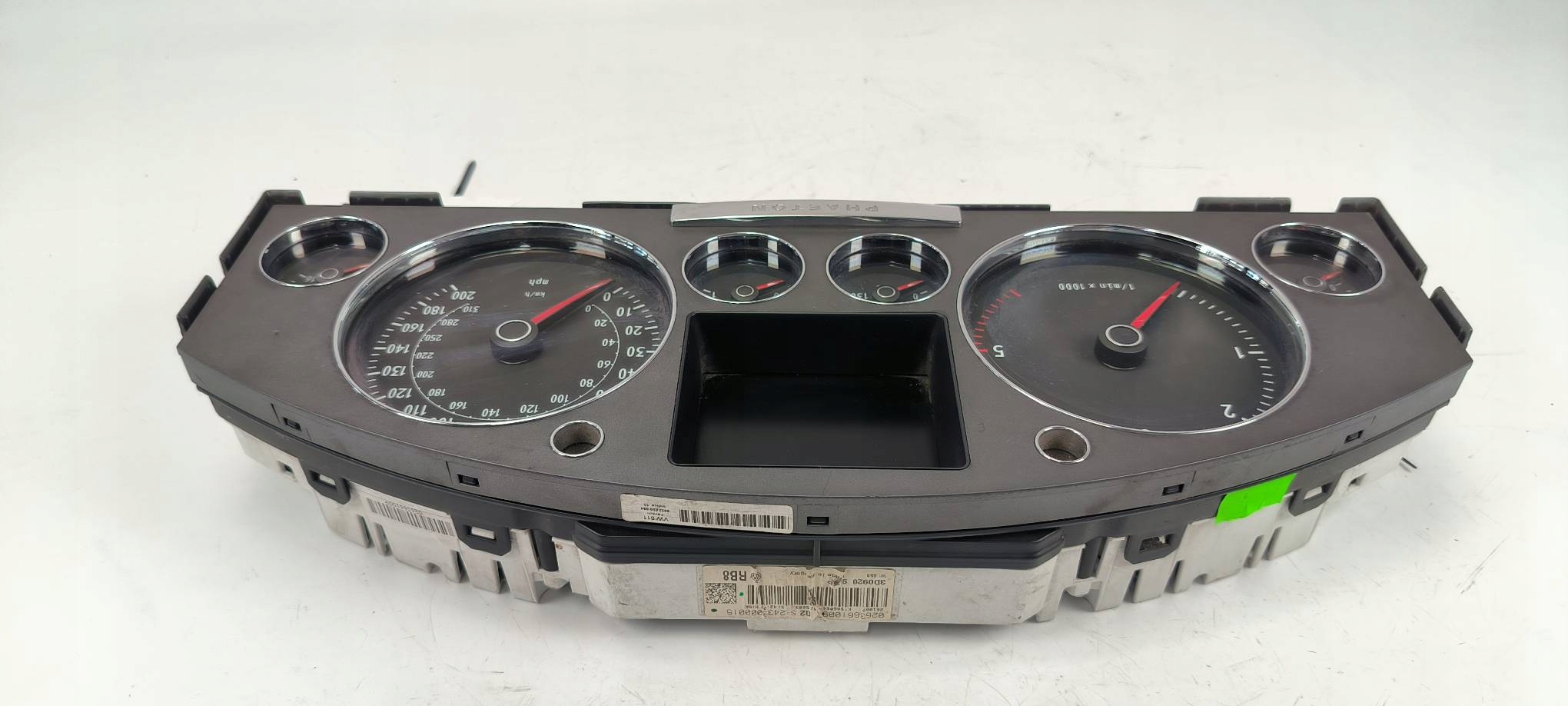 dials clock 3D0920982P VOLKSWAGEN PHAETON