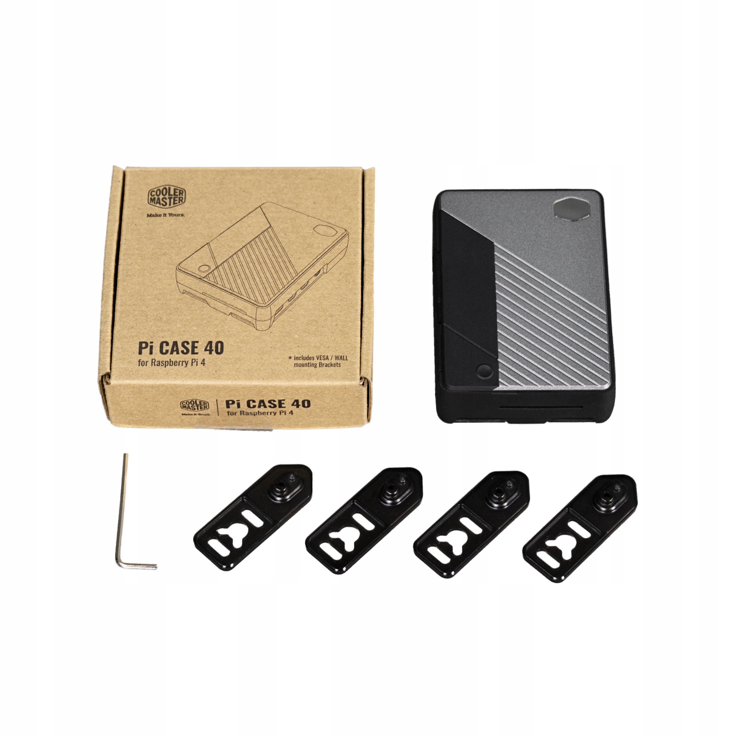 Кулер Master Pi Case 40 V2 Радиатор Корпуса Raspberry Pi 4 Типа