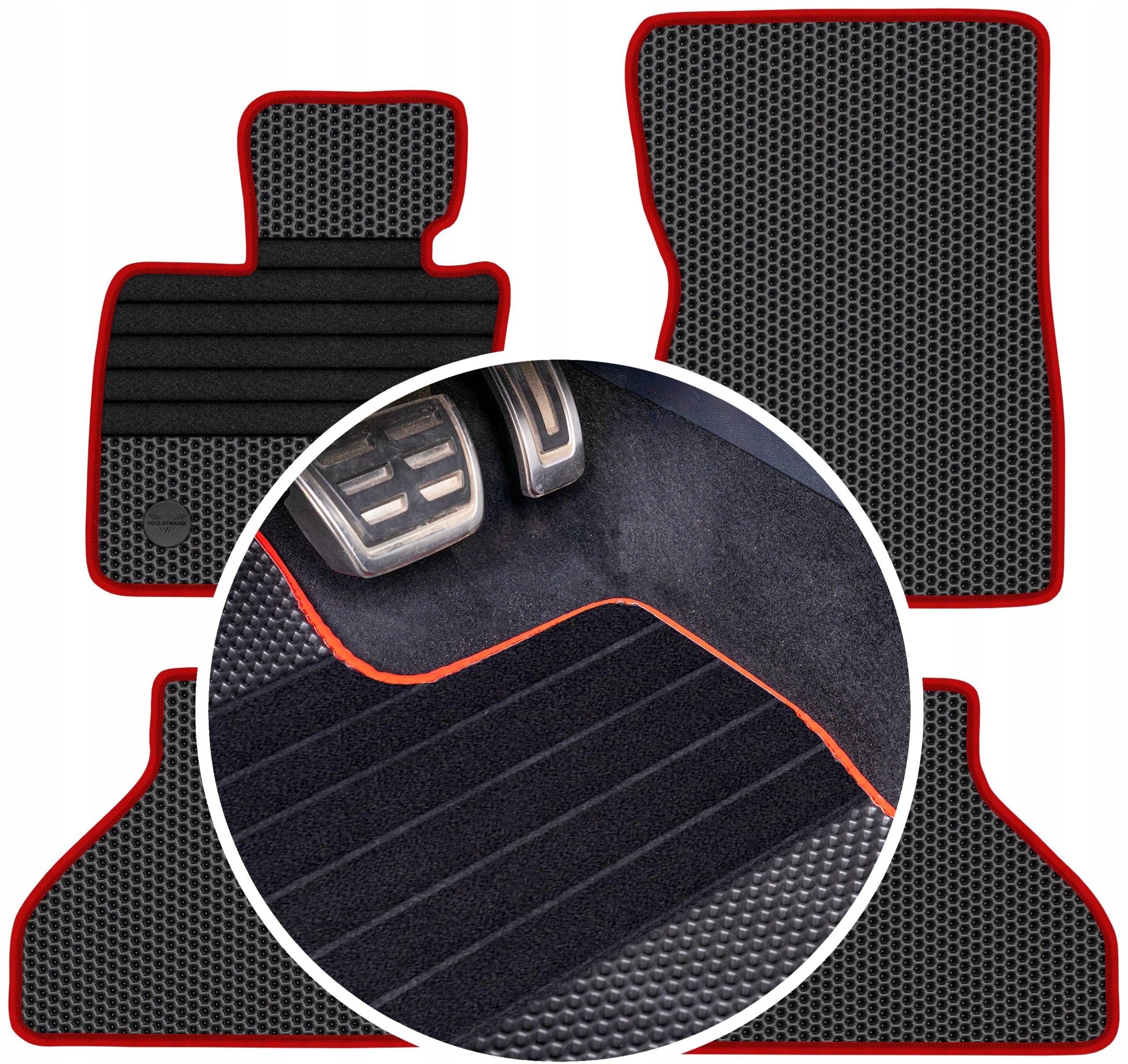 Bmw X5 E70 5os 2007-2013 Gumové rohože Eva Eternity Plastry Medu