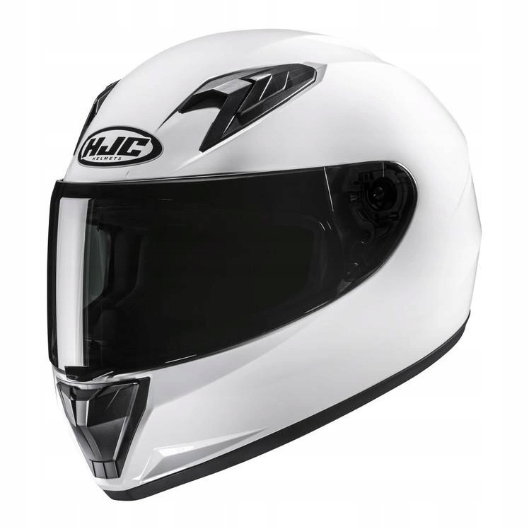 Integrálna motocyklová prilba Hjc Y10 Solid Pearl White biela Darčeky