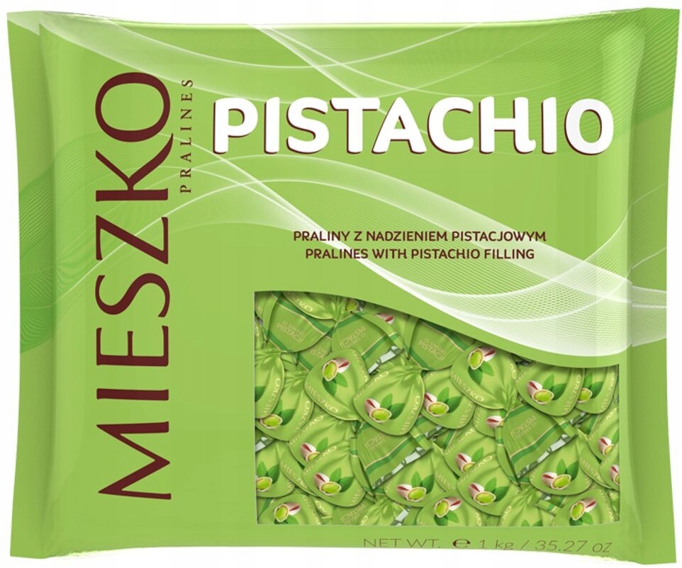 Levně 1 x 1 kg Mieszko Pistachio pralinky