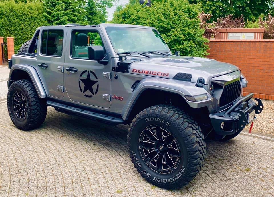 19-01 - РЕШЕТКА ГРИЛЬ JEEP LED WRANGLER JL 2018 + ГЛАДИАТОР