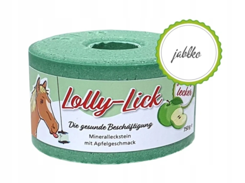 Lizawka mineralna Lolly Lick z jabłkiem 750 g