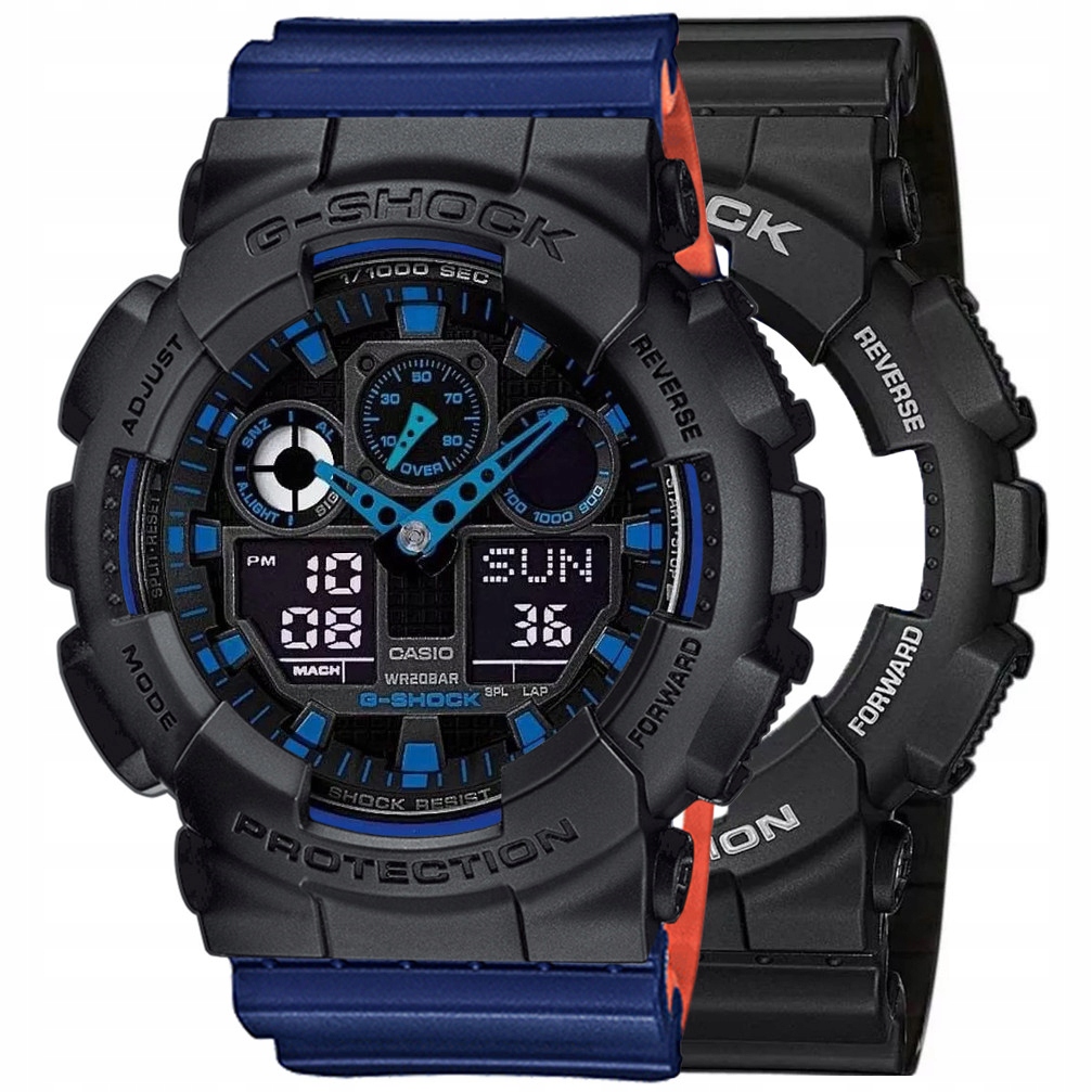 Hodinky Casio G-Shock Set GA-100-1A2ER Bezel 10358741 Řemínek 10527467 20