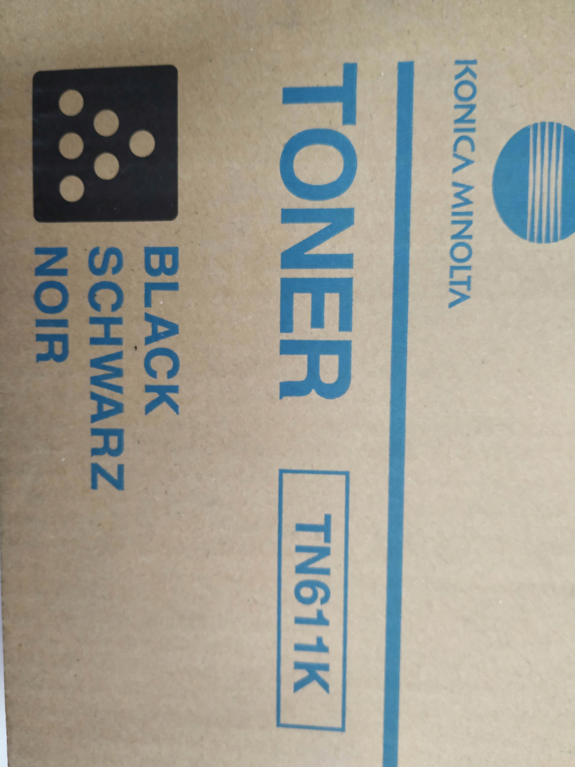 Minolta TN-611 TN611 Originálna čierna Bizhub C550 C650 A070150