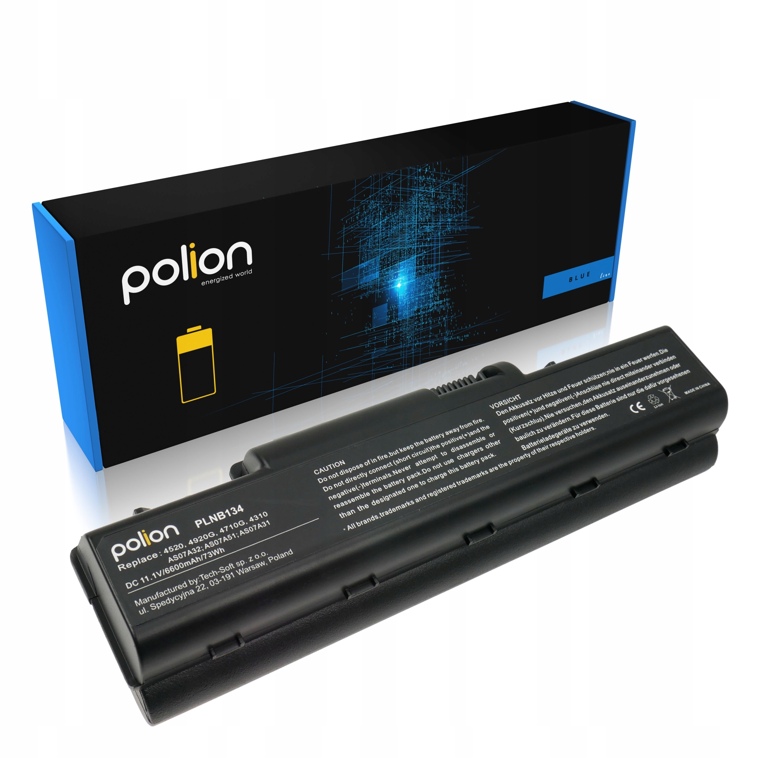 Baterie pro Acer Aspire 4220 4315 4520 4540 4720 5735Z 5737Z 5738 5740G, velká