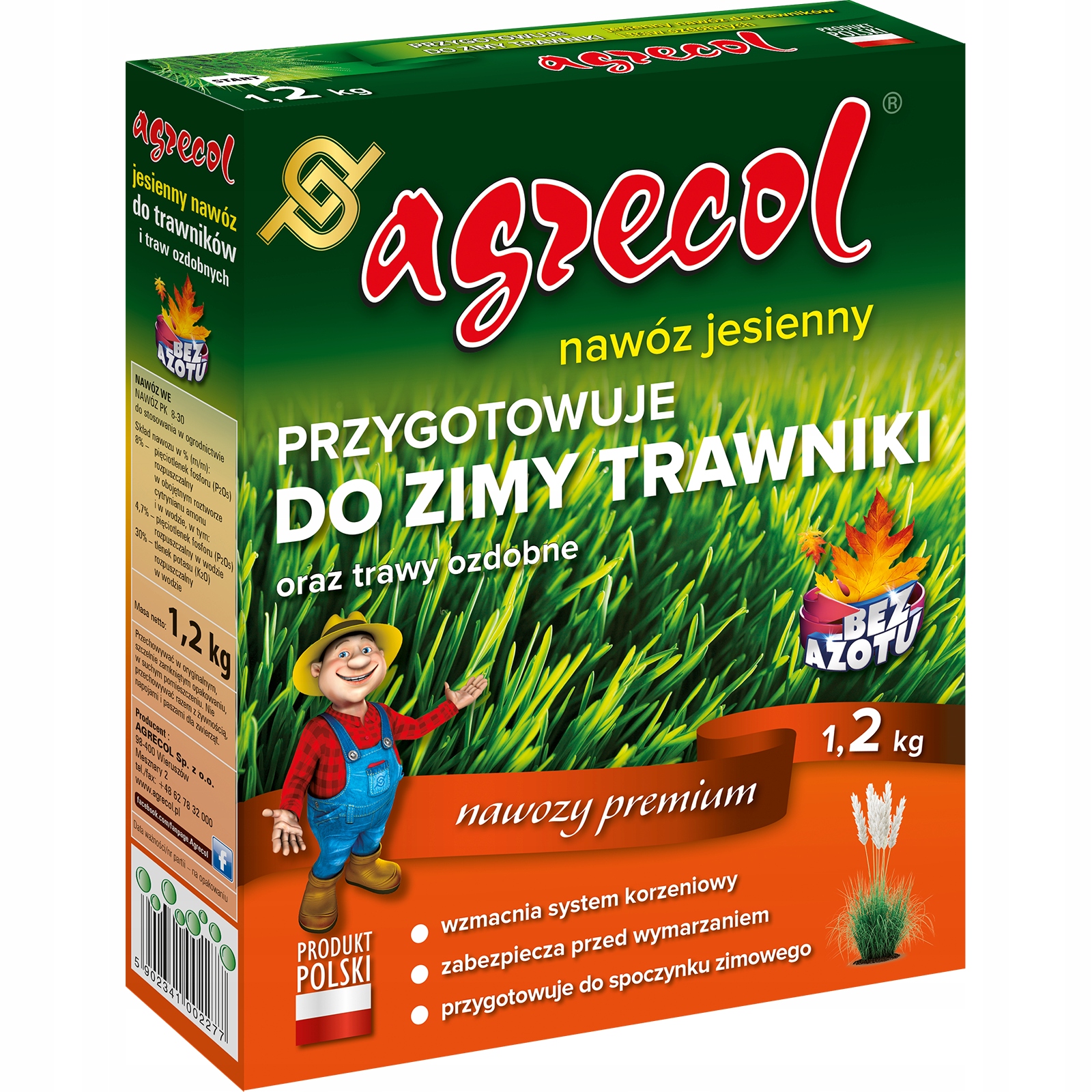 

Agrecol Nawóz Jesienny Do Trawników Traw Ozdobnych