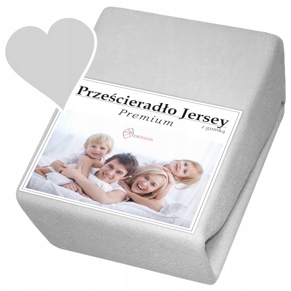 

Prześcieradło Jersey Z Gumką 180x200 Grube