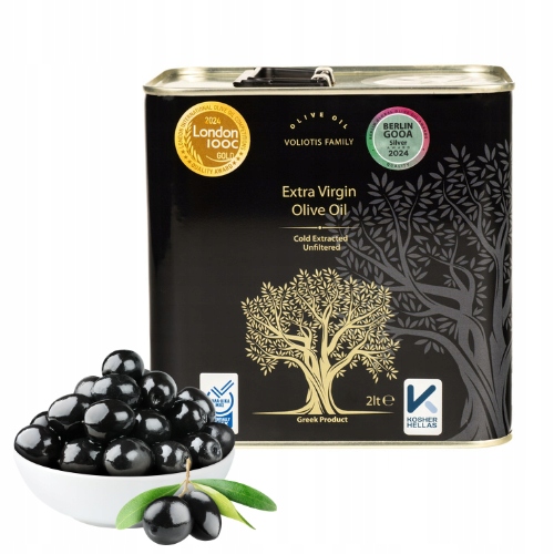 Levně Extra Panenský Olivový Olej Voliotis Family Nefiltrovaný 2000 ML