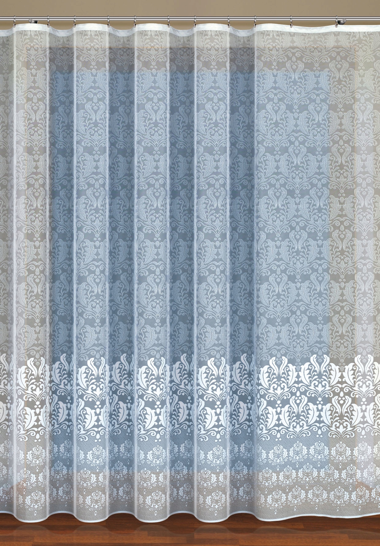 35183 Elegantní Hotová Záclona S Páskou 200x240