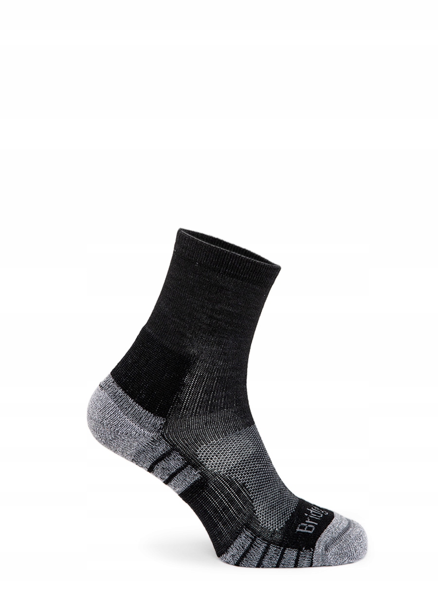 Skarpety turystyczne Bridgedale Hike Lt Merino P 3/4 Crew blk/silver 44-47 Marka Bridgedale