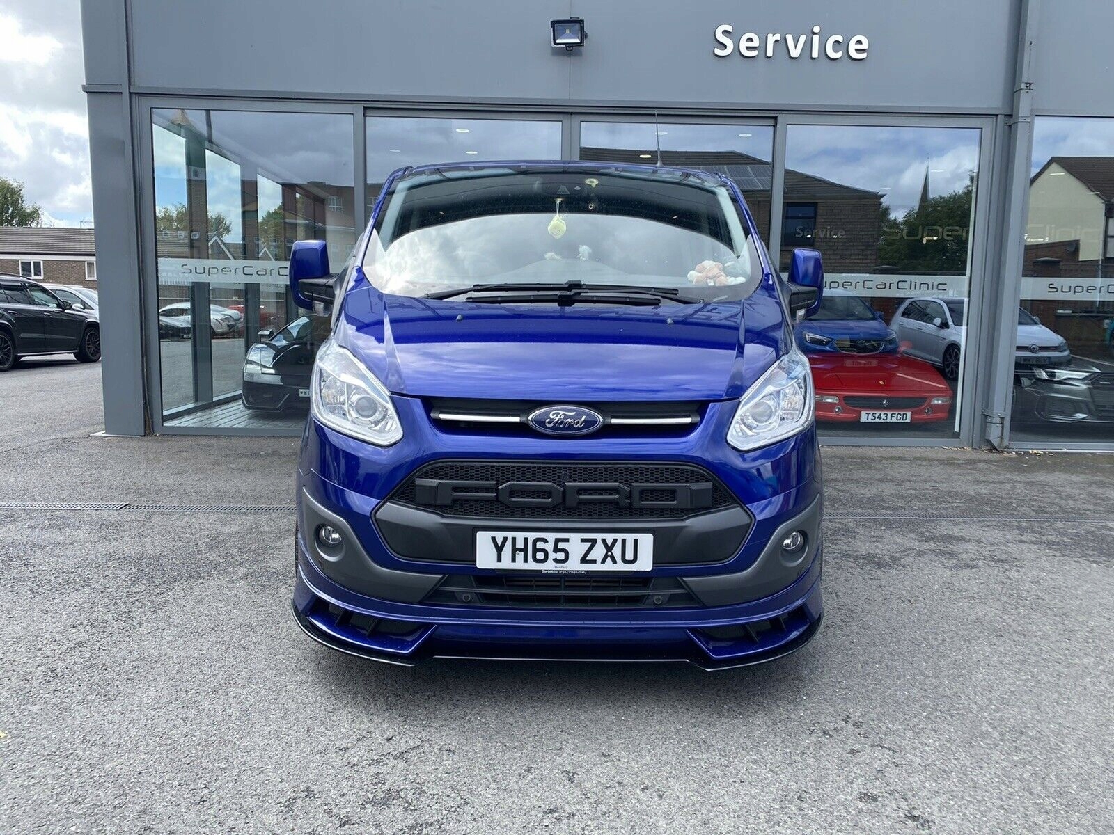 TRANSIT TOURNEO CUSTOM 2012-2018 DOKŁADKA PRZEDNIA SPLITTER SPOILER PLASTIK Producent części Inny