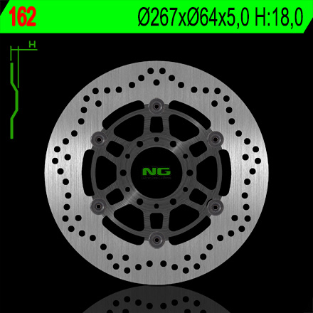 Ng Predný Brzdový Kotúč Yamaha Sr 250 Classic 95-03, XV 250 Virago 91-94