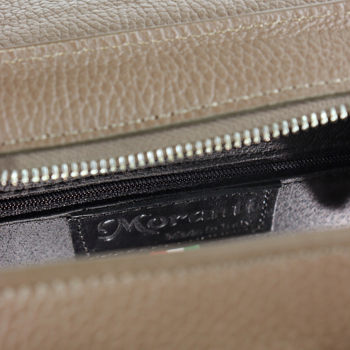 Torebka Skóra naturalna Bożena Cappuccino Wielkość mała (nie mieszcząca A4)