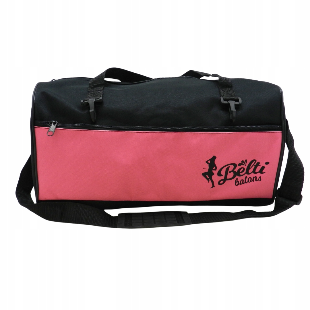 Torba sportowa mażoretkowa Belti TSMC1 Z21 czarno różowa
