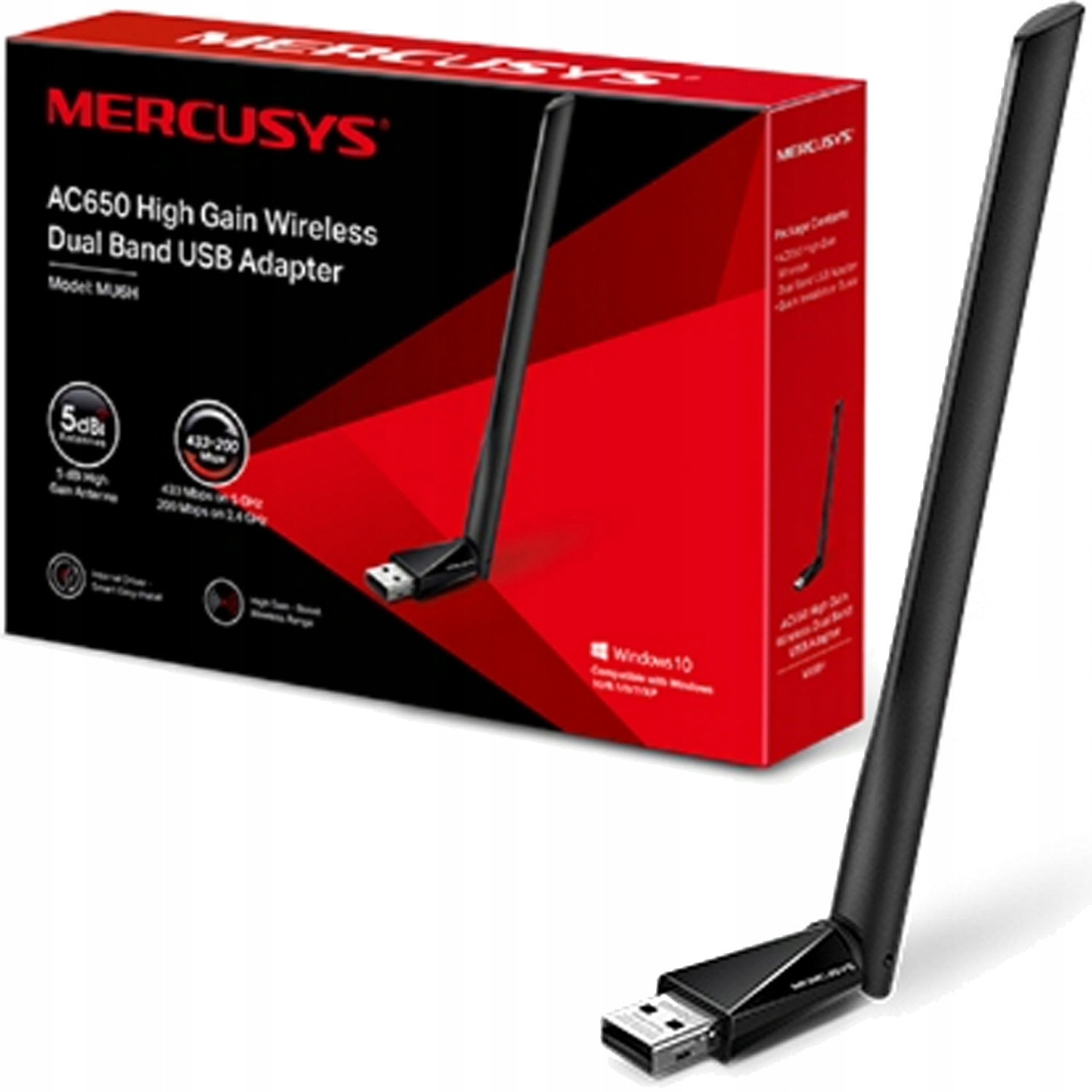 

Karta sieciowa Tp-link Adapter Wifi AC650 Antena