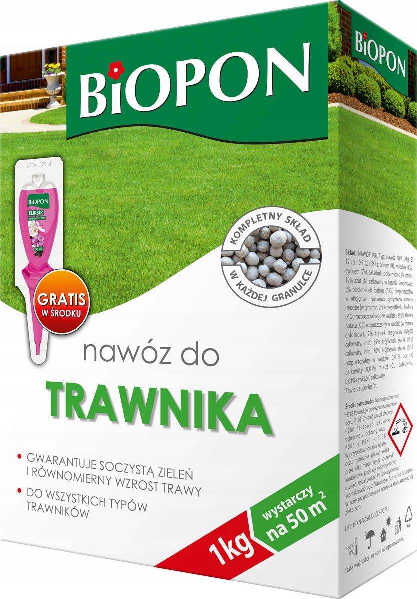 

Nawóz Do Trawnika 1kg Biopon