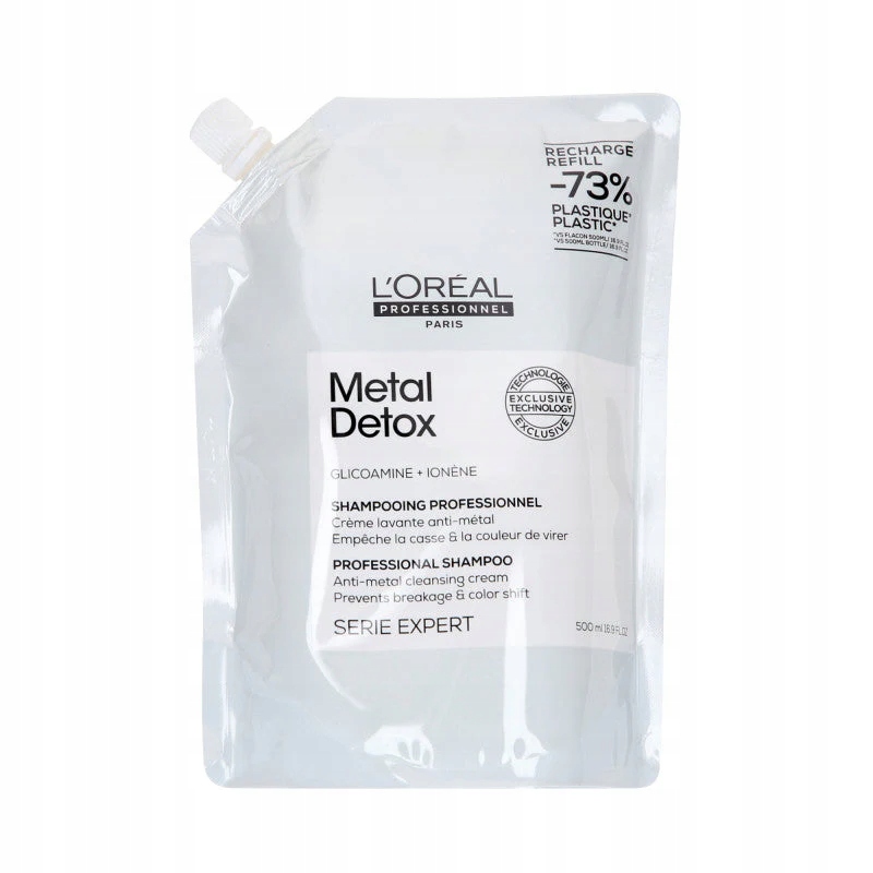 L’oreal Metal Detox Refill Šampon barvený 500 ml