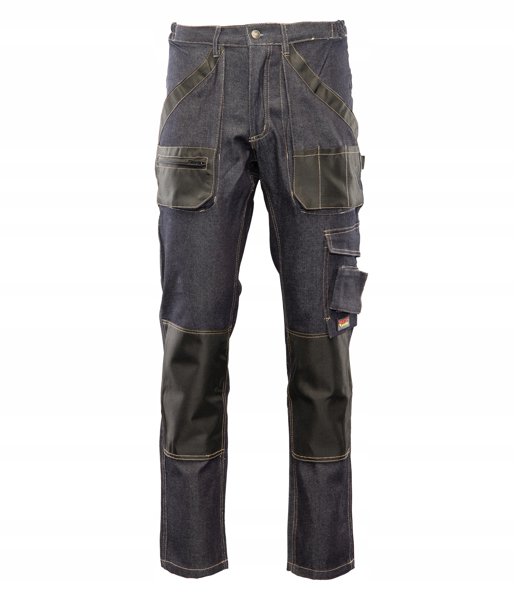 Spodnie robocze ochronne elastyczne Jeans Stretch do pracy mocne r. 48 M