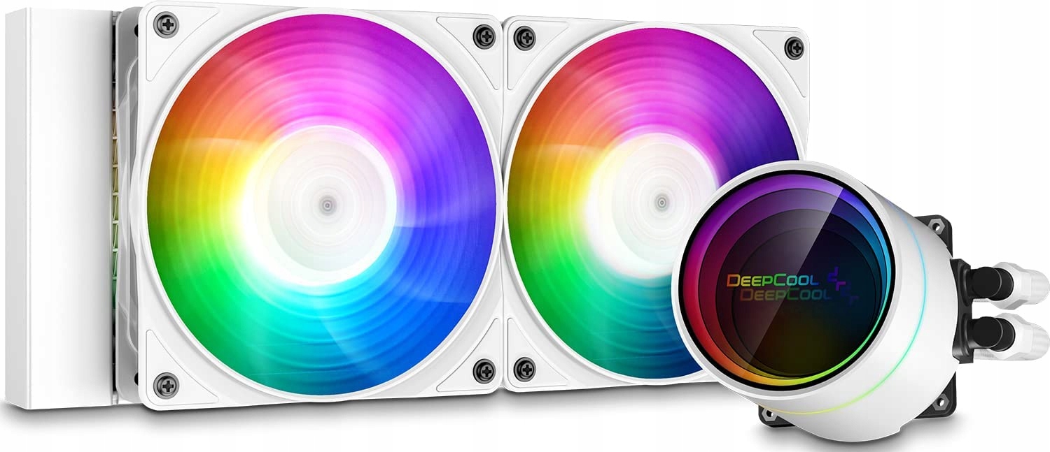 ВОДЯНОЕ ОХЛАЖДЕНИЕ AIO DEEPCOOL CASTLE 240EX ARGB WH
