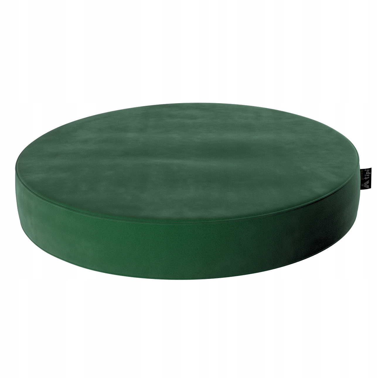 Yellow Tipi Puf Velvet Dot zielony