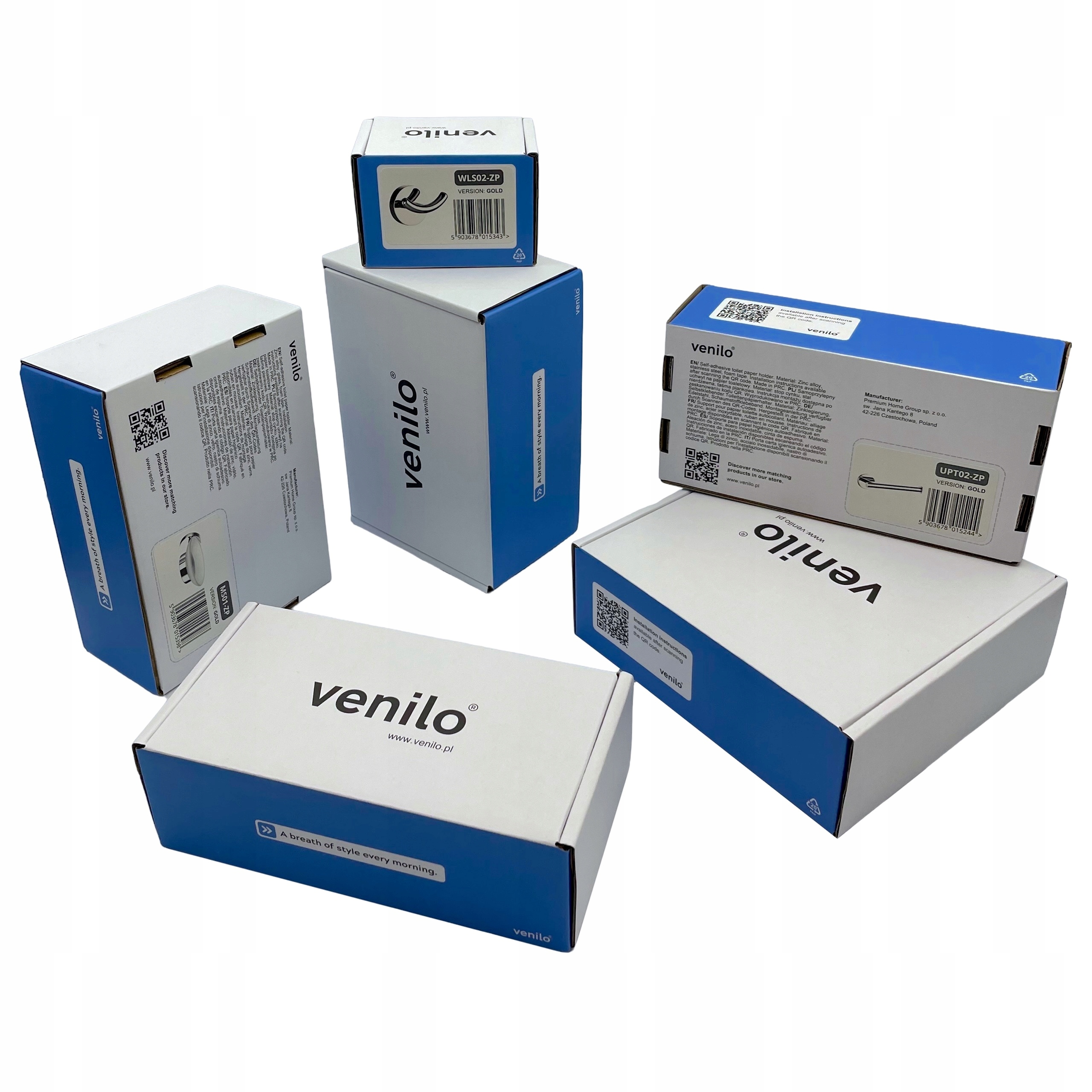 HACZYK UCHWYT WIESZAK ŁAZIENKOWY NA RĘCZNIKI BEZINWAZYJNY CHROM/ venilo Szerokość 70 mm