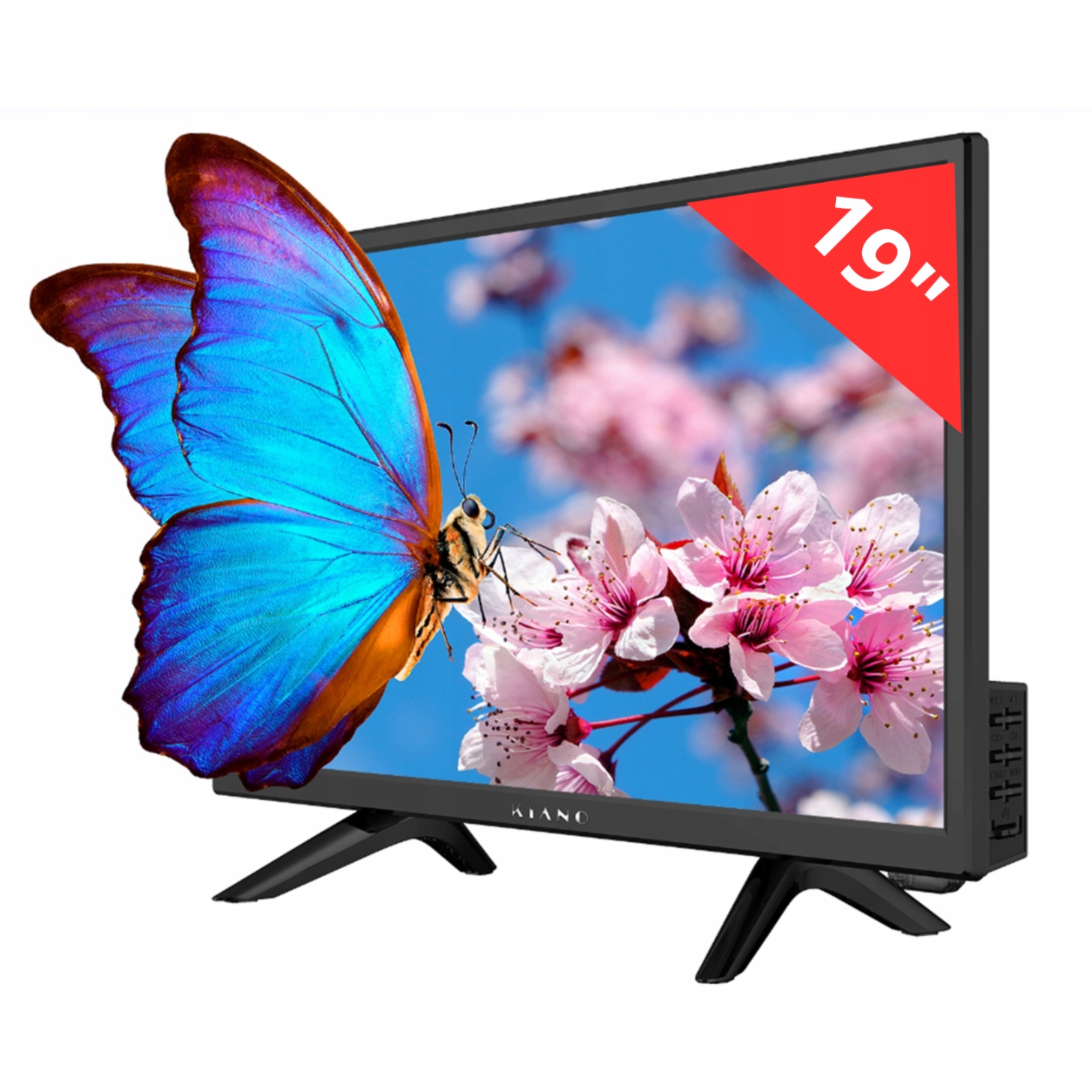 Telewizor Kiano Slim Hd Tv 19" Travel Mobilny Dolby Digital Ładowarka 12V
