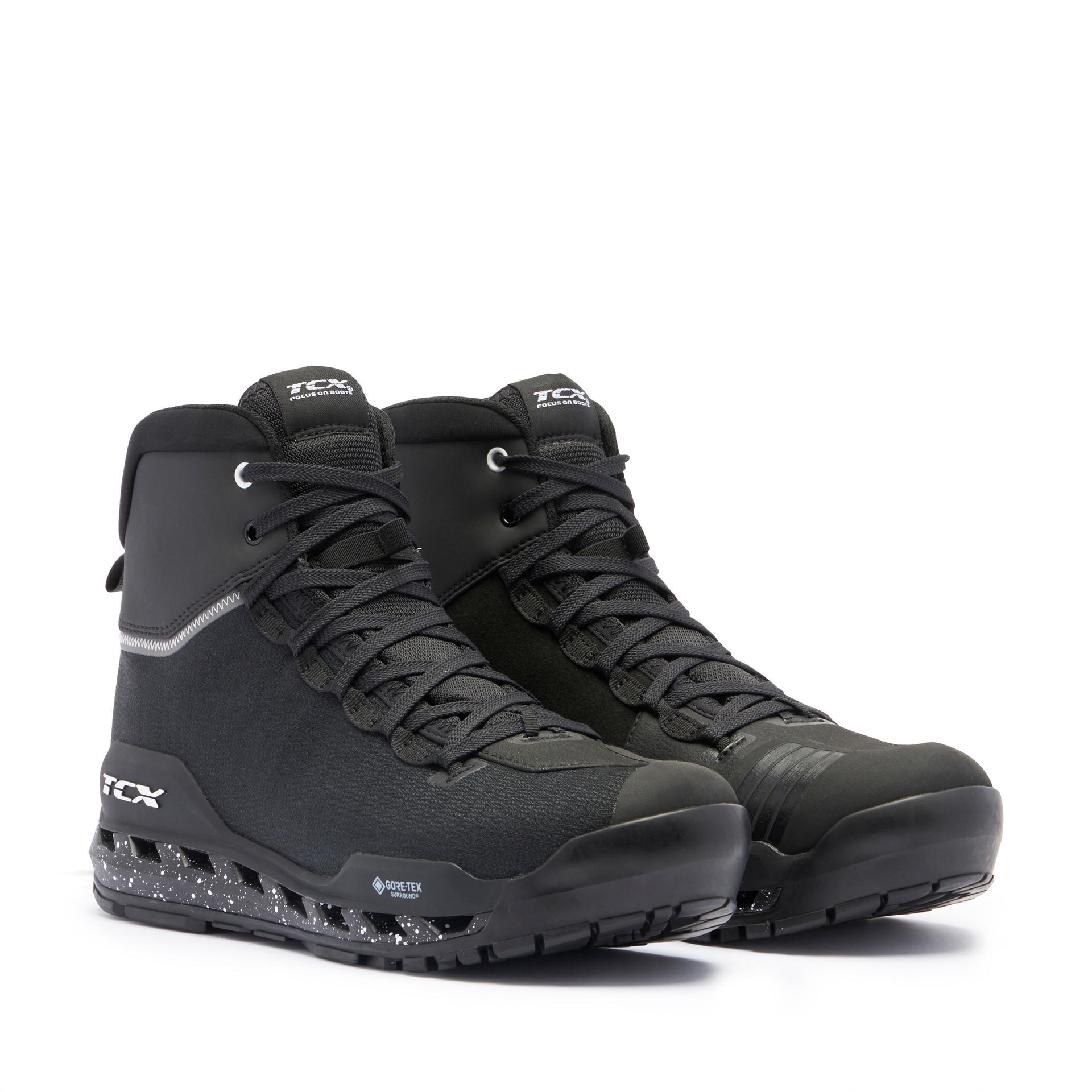 Motocyklové topánky krátke Tcx Climatrek Surround Gtx čierno/biele 43