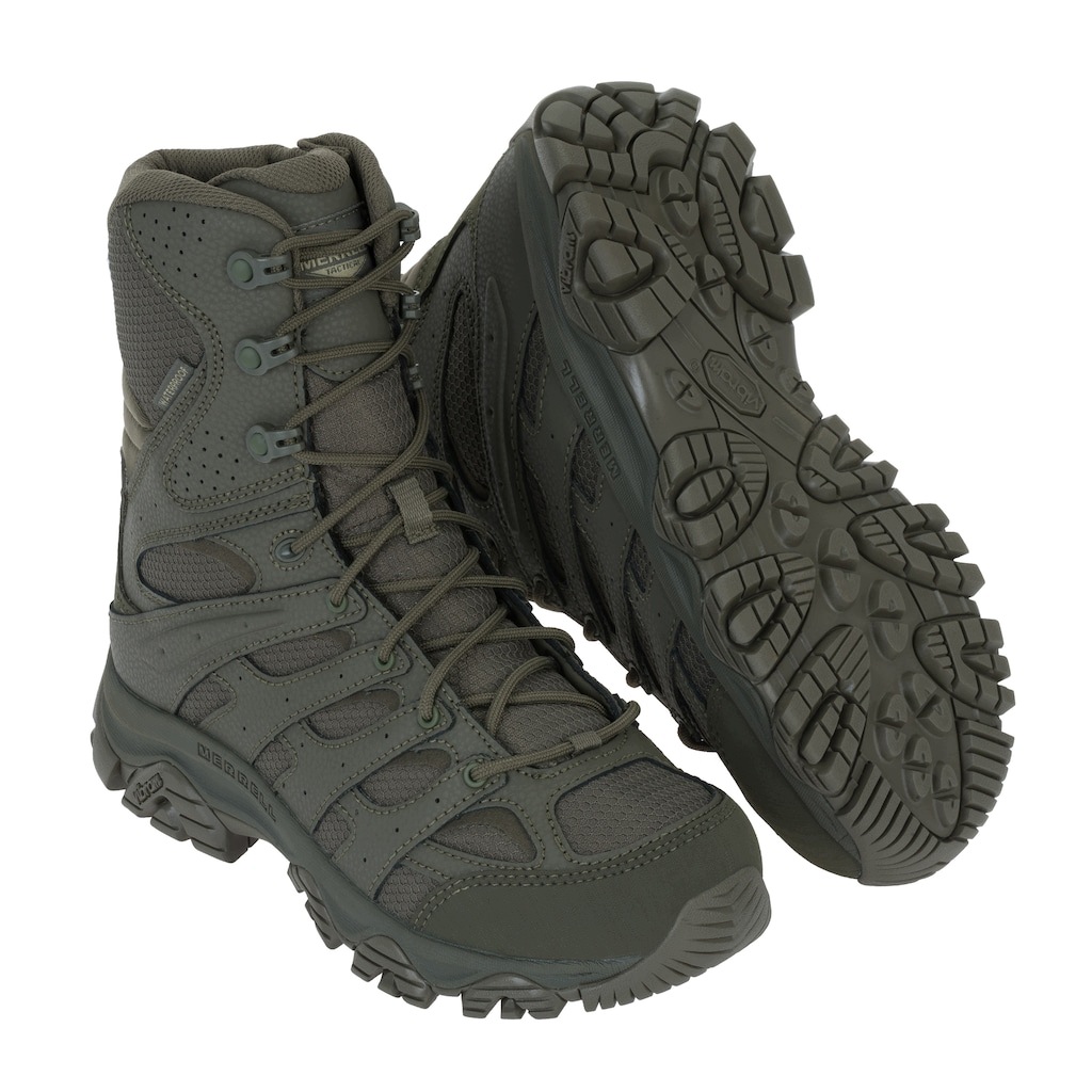 Taktické boty Merrell Moab 3 8" Tactical Zip Waterproof Dark Olive 46